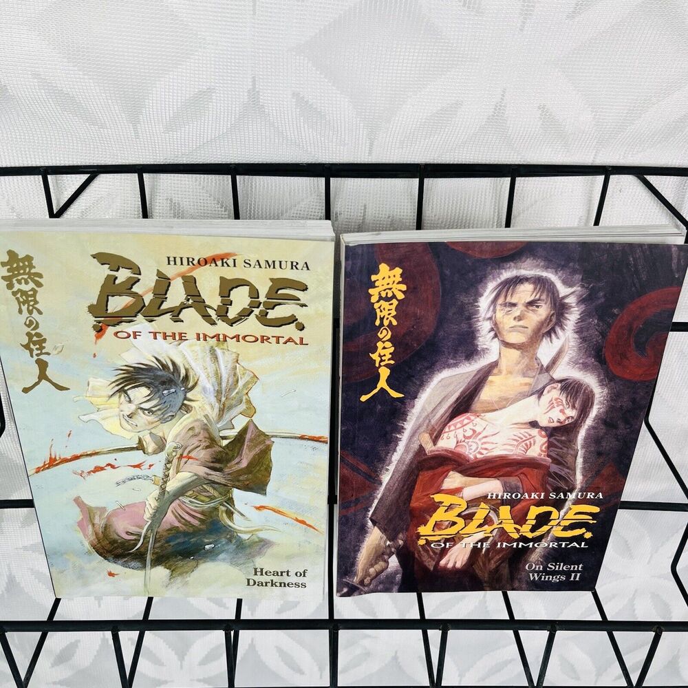 Blade of‎ the Immortal On Silent Wings II and Volume 7 Heart Of Darkness Tpb Lot